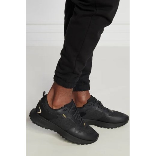 BOSS BLACK Sneakersy Jonah_Runn_meth 46 okazja Gomez Fashion Store