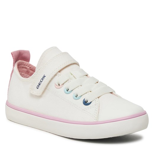 Trampki dziecięce Geox na wiosnę białe 
