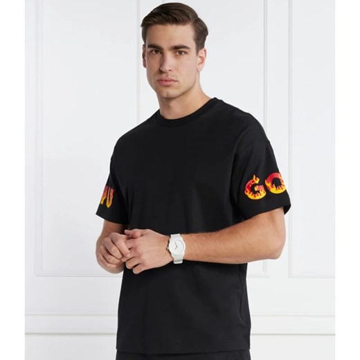 T-shirt męski czarny Hugo Boss 