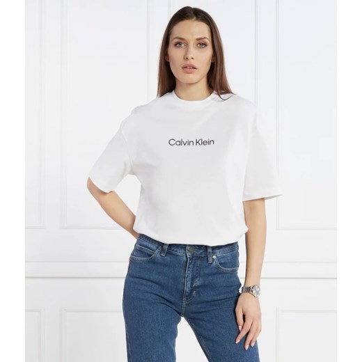 Calvin Klein T-shirt | Oversize fit ze sklepu Gomez Fashion Store w kategorii Bluzki damskie - zdjęcie 167438037