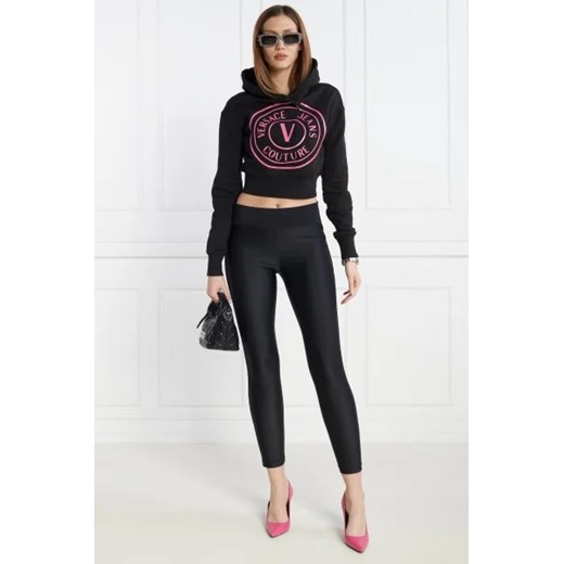 Bluza damska czarna Versace Jeans bawełniana 