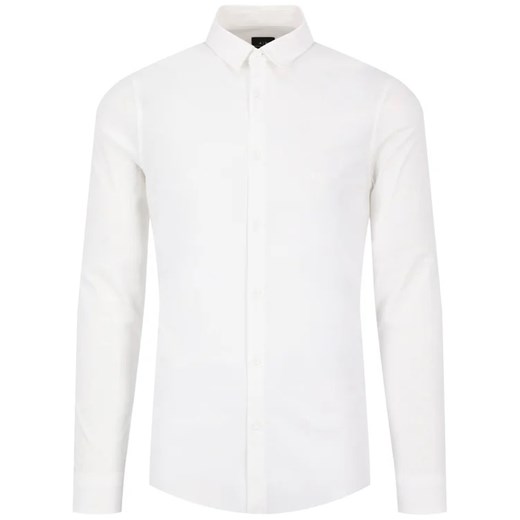 Armani Exchange Koszula 3HZC35 ZNLFZ 8113 Biały Slim Fit Armani Exchange XXL promocyjna cena MODIVO