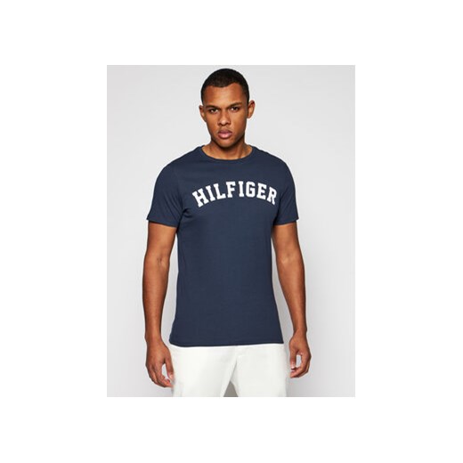 Tommy Hilfiger T-Shirt UM0UM00054 Granatowy Regular Fit Tommy Hilfiger L MODIVO