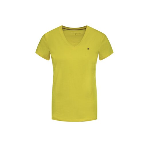 Tommy Hilfiger T-Shirt Tessa WW0WW24844 Żółty Regular Fit Tommy Hilfiger S wyprzedaż MODIVO