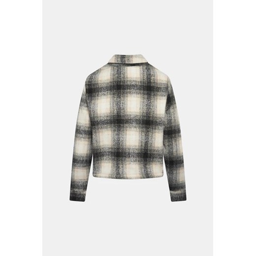 Kurtka damska ONLY wielokolorowa krótka bez kaptura w kratkę 
