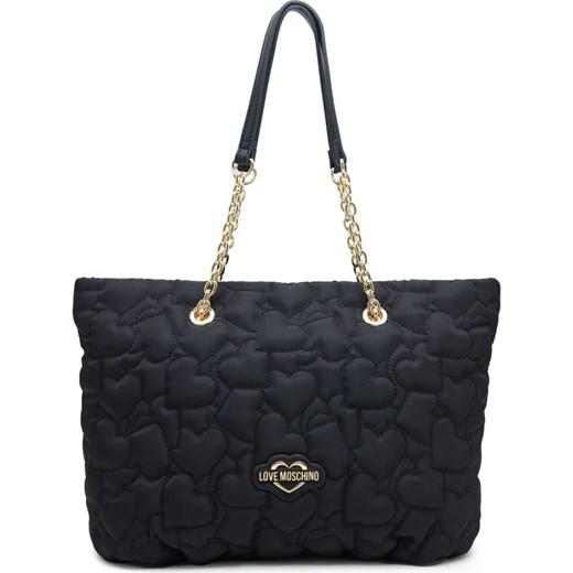 Shopper bag Love Moschino duża matowa elegancka na ramię 