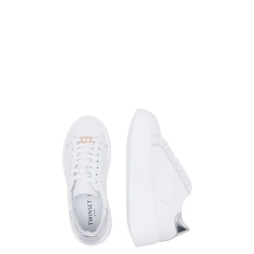 Buty sportowe damskie Twinset sneakersy białe wiosenne z tworzywa sztucznego 
