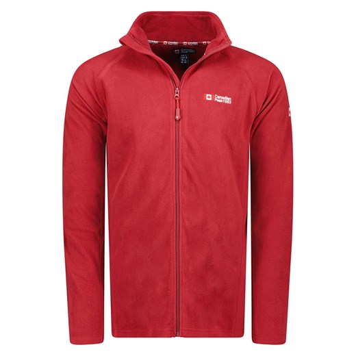Canadian Peak Kurtka polarowa &quot;Tugeak&quot; w kolorze bordowym ze sklepu Limango Polska w kategorii Bluzy męskie - zdjęcie 167451776