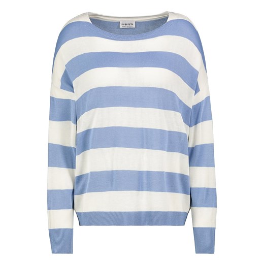 Sublevel Sweter w kolorze błękitno-białym ze sklepu Limango Polska w kategorii Swetry damskie - zdjęcie 167451906
