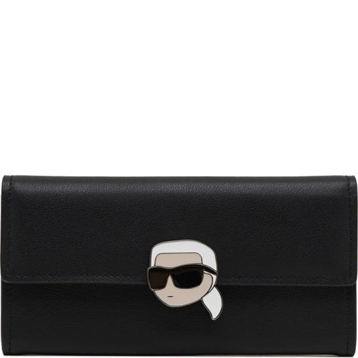 Karl Lagerfeld Skórzany portfel k/ikonik 2.0 Karl Lagerfeld OS wyprzedaż Gomez Fashion Store
