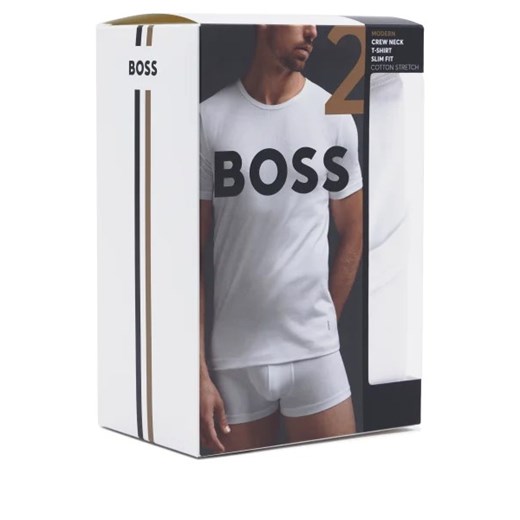 T-shirt męski BOSS HUGO z elastanu