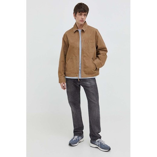 Levi&apos;s kurtka jeansowa męska kolor brązowy przejściowa XL ANSWEAR.com