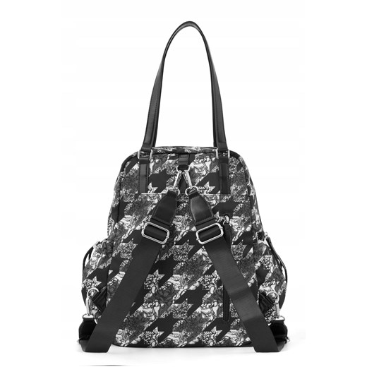 Czarno-biały plecak Nobo 2w1 Nobo One size wyprzedaż NOBOBAGS.COM