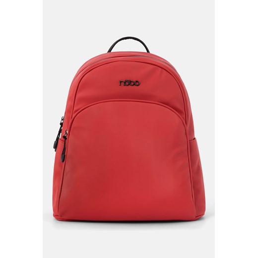 Czerwony plecak Nobo z półokrągłą kieszenią Nobo One size okazja NOBOBAGS.COM
