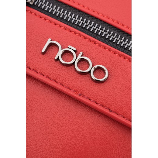 Mała listonoszka Nobo z suwakami, czerwona Nobo One size okazja NOBOBAGS.COM