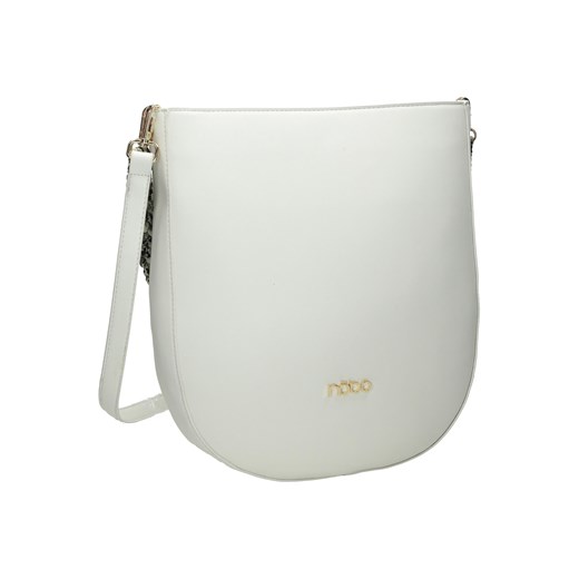 Biała torebka na ramię Nobo ze sznurem, w stylu hobo Nobo One size NOBOBAGS.COM okazja