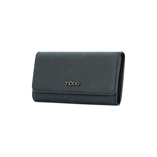 Zielony portfel z klapką Nobo w panterkę Nobo One size okazyjna cena NOBOBAGS.COM
