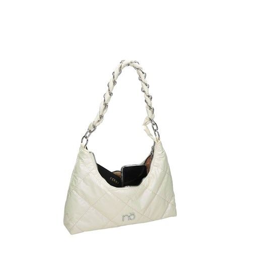 Mała pikowana torebka na ramię Nobo na łańcuszku perłowa Nobo One size promocyjna cena NOBOBAGS.COM