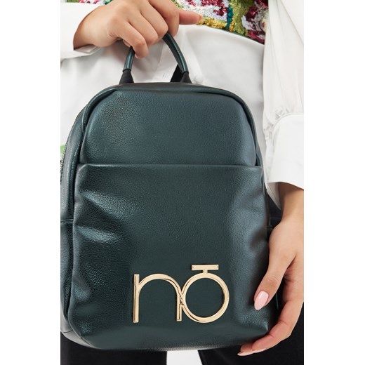Średni plecak Nobo błysk zielony Nobo One size okazyjna cena NOBOBAGS.COM