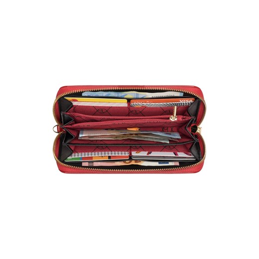 Duży lakierowany portfel Nobo czerwony Nobo One size promocja NOBOBAGS.COM