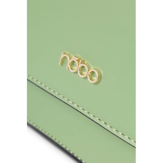 Elegancka listonoszka Nobo z klapką zielona Nobo One size NOBOBAGS.COM wyprzedaż