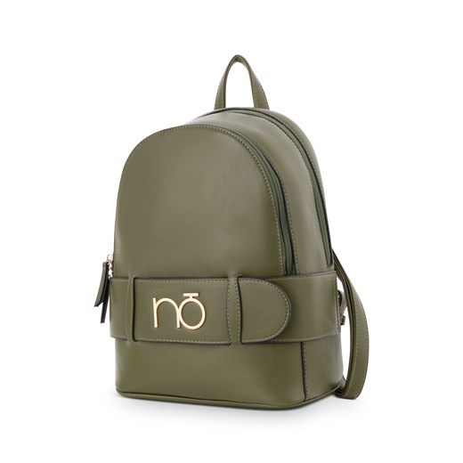 Elegancki dwukomorowy plecak Nobo zielony Nobo One size wyprzedaż NOBOBAGS.COM