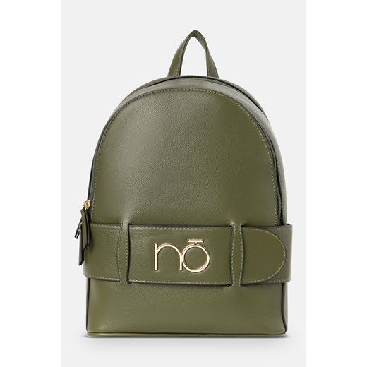 Elegancki dwukomorowy plecak Nobo zielony Nobo One size okazja NOBOBAGS.COM