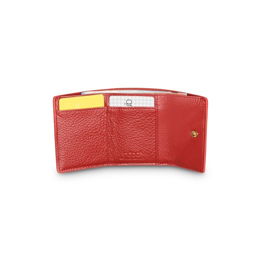 Mały portfel z klapką Nobo czerwony Nobo One size promocyjna cena NOBOBAGS.COM