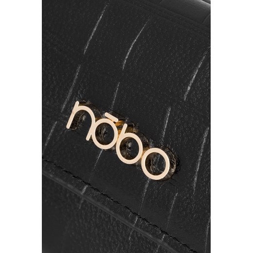 Mały portfel z klapką Nobo croco czarny Nobo One size okazja NOBOBAGS.COM