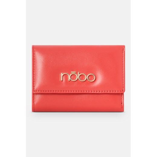 Mały portfel z klapką Nobo nappa czerwony Nobo One size okazyjna cena NOBOBAGS.COM