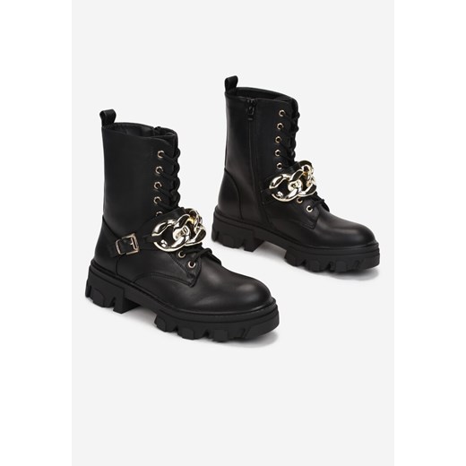 Czarne Botki Vezinthe Renee 38 wyprzedaż renee.pl