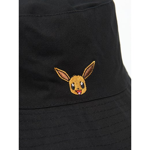 Cropp - Dwustronny bucket hat Pokémon - czarny Cropp Uniwersalny okazja Cropp