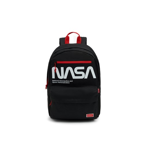 Cropp - Plecak NASA czarny - czarny Cropp Uniwersalny okazja Cropp