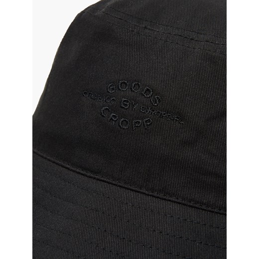 Cropp - Czarny kapelusz bucket hat - czarny Cropp Uniwersalny okazja Cropp
