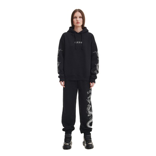 Cropp - Czarne dresowe joggery - czarny Cropp S okazja Cropp