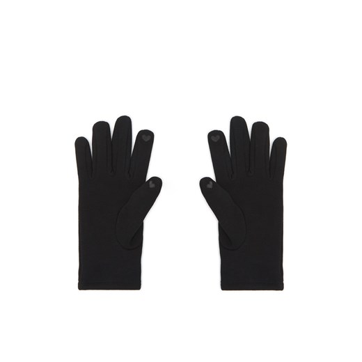 Cropp - Czarne rękawiczki z haftem - czarny Cropp Uniwersalny Cropp