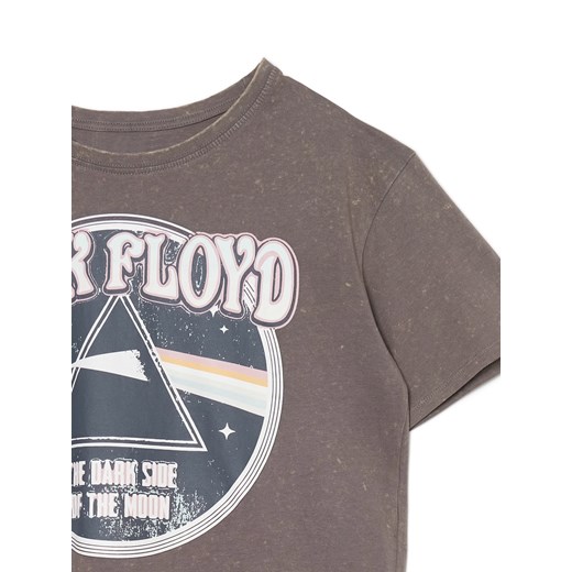 Cropp - Koszulka z nadrukiem Pink Floyd - szary Cropp L wyprzedaż Cropp