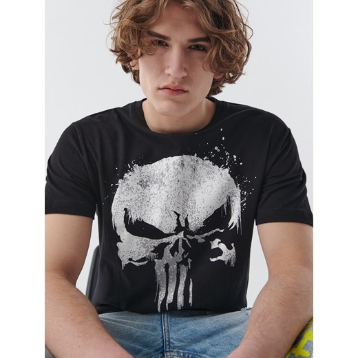 Cropp - Koszulka The Punisher - czarny Cropp XL Cropp