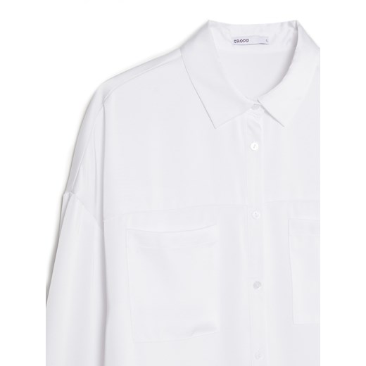 Cropp - Biała koszula z długim rękawem - biały Cropp M okazja Cropp