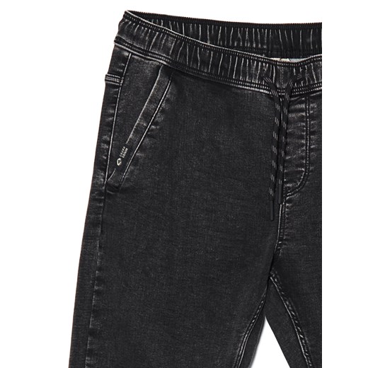 Cropp - Ciemnoszare jeansowe joggery - szary Cropp 32/34 Cropp