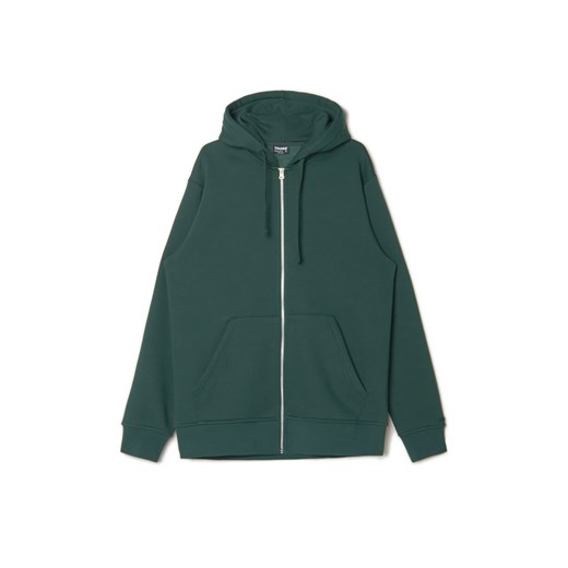 Cropp - Zielona rozpinana bluza - zielony Cropp XS okazyjna cena Cropp