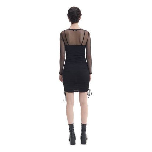 Cropp - Czarna sukienka mini - czarny Cropp L Cropp
