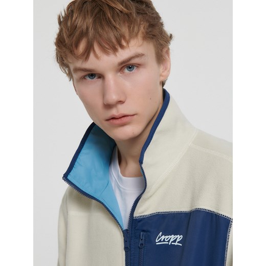 Cropp - Wielokolorowa kurtka softshell - granatowy Cropp L promocja Cropp