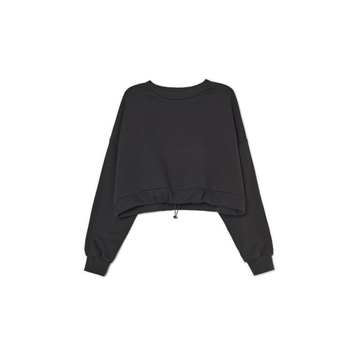 Cropp - Czarna bluza oversize - czarny Cropp L Cropp promocja