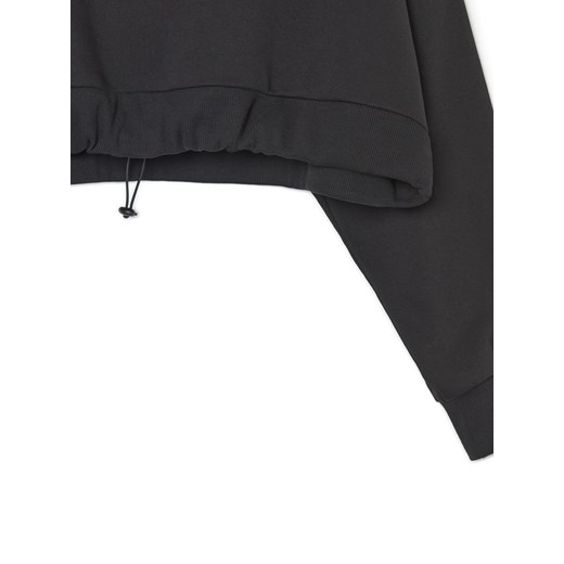 Cropp - Czarna bluza oversize - czarny Cropp M promocyjna cena Cropp