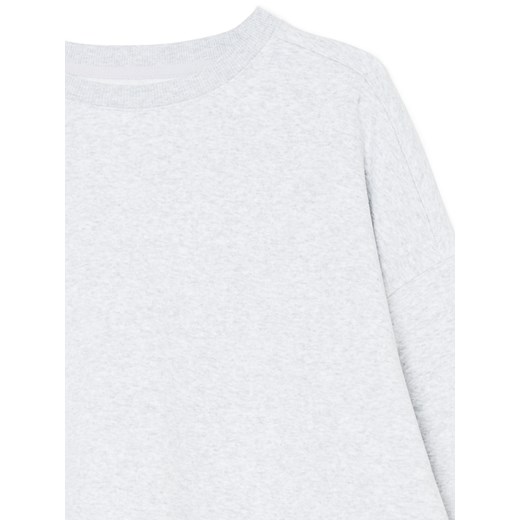 Cropp - Szara bluza basic - jasny szary Cropp XL okazyjna cena Cropp