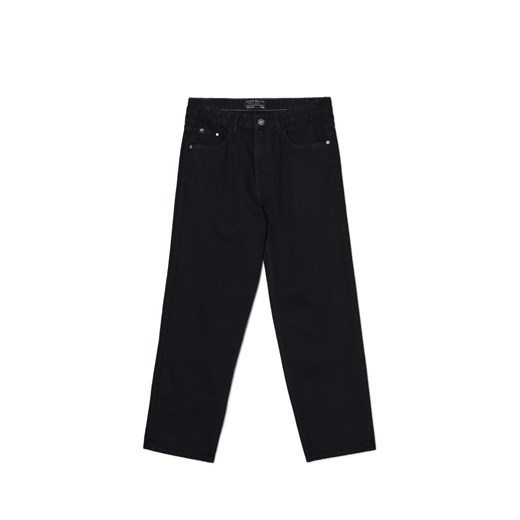 Cropp - Czarne jeansy baggy - czarny Cropp 28/32 Cropp