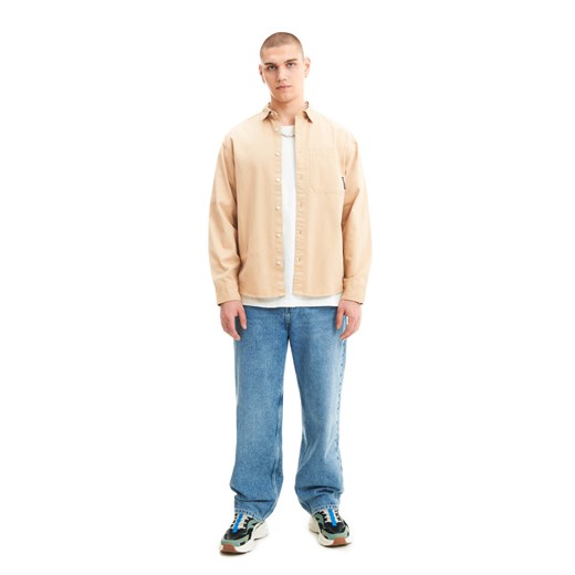 Cropp - Beżowa koszula - beżowy Cropp XS okazyjna cena Cropp