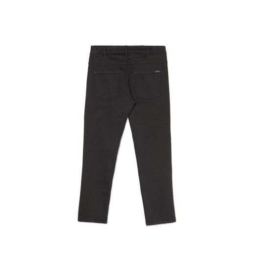 Cropp - Czarne spodnie regular - czarny Cropp 38 Cropp