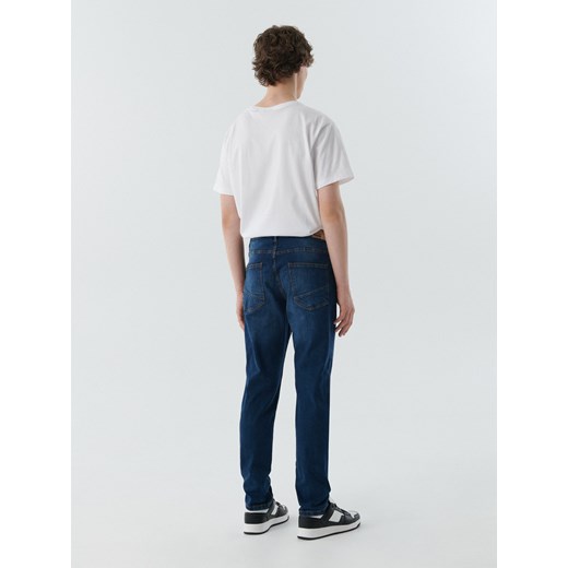 Cropp - Jeansy męskie slim fit - granatowy Cropp 32/32 Cropp